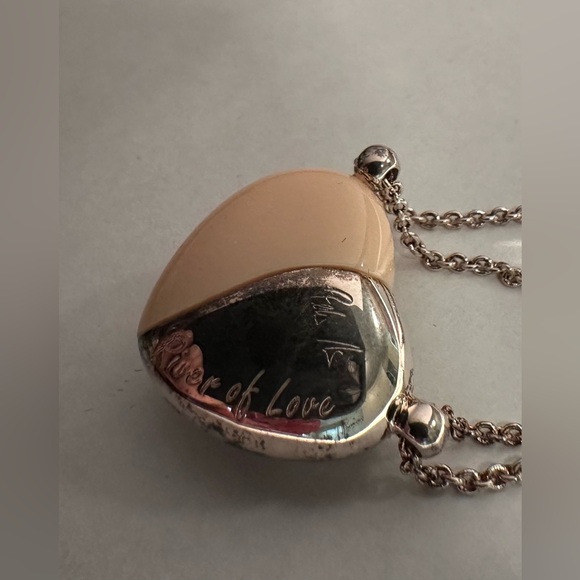 United Heart River of Love Magnetic Heart Pendant Sterling Silver Petra Azar - Picture 4 of 12